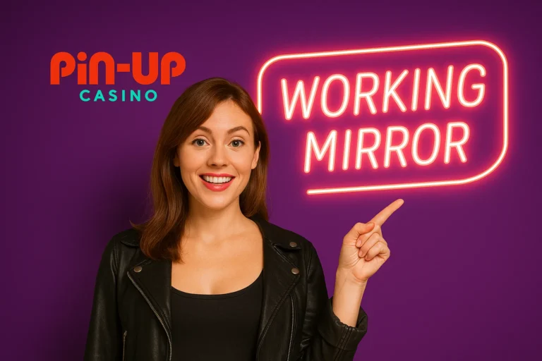 Casino Pin-up Working Mirror